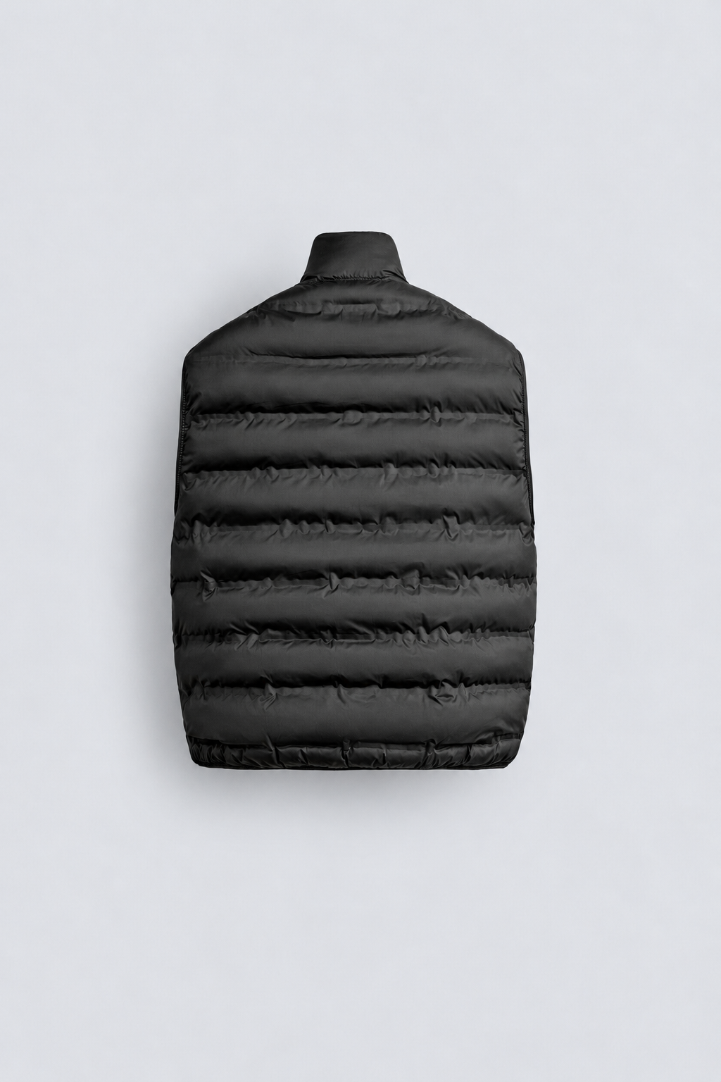 RELAXED FIT GILET - BLACK
