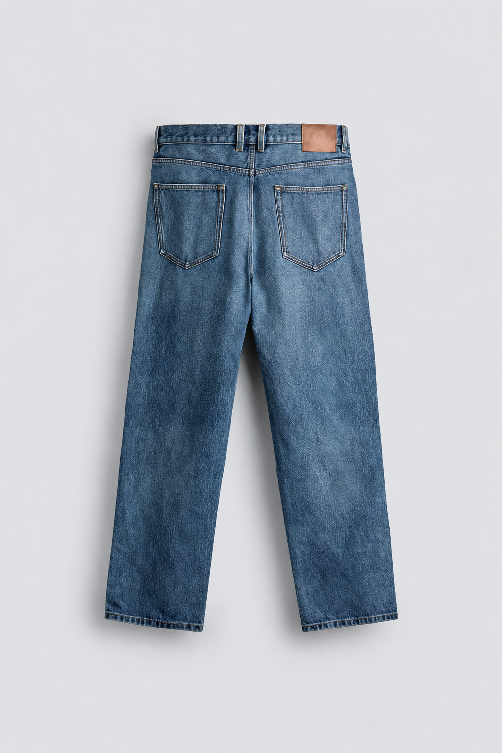 STRAIGHT LEG JEANS - DENIM