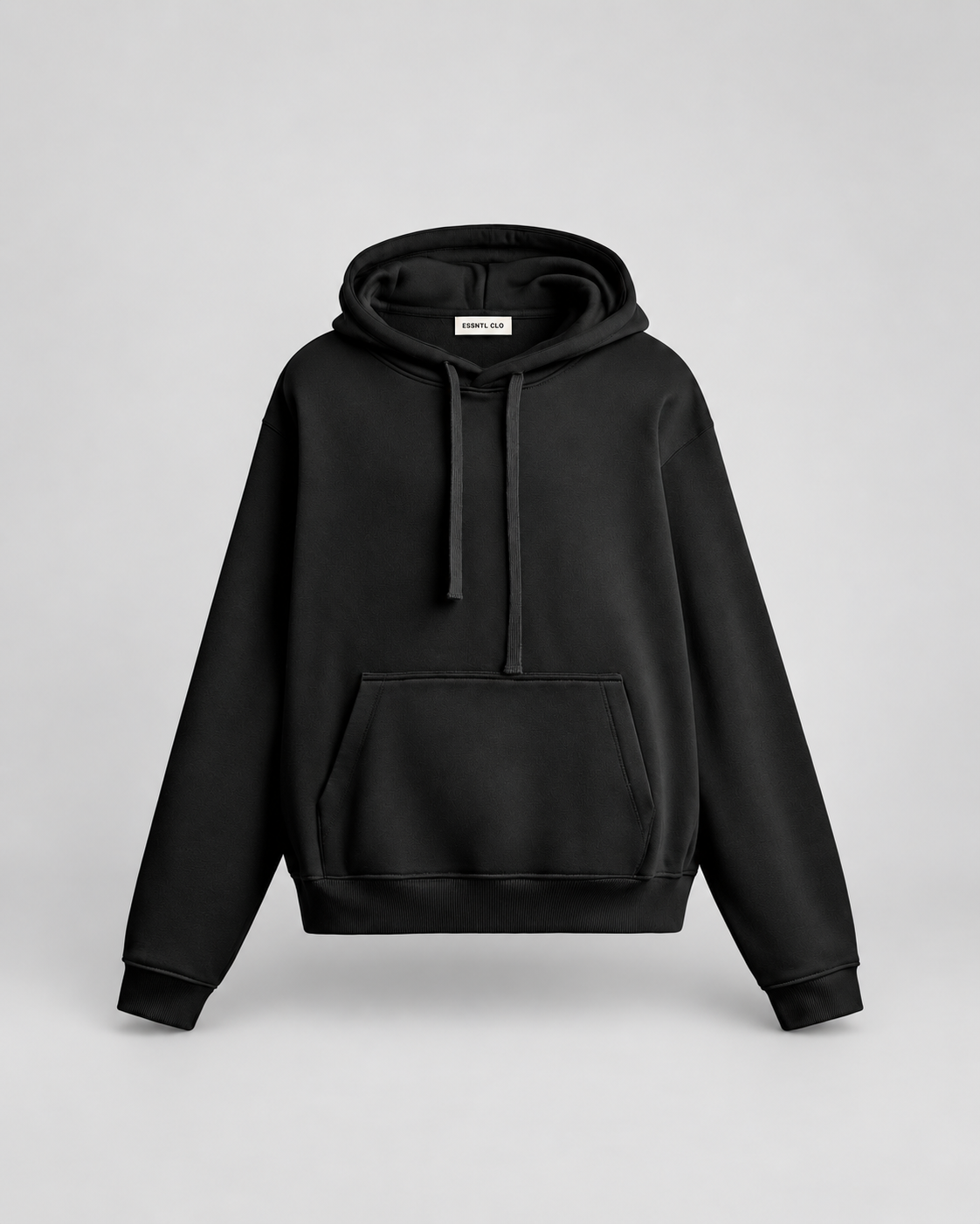 BASIC HEAVYWEIGHT HOODIE - BLACK