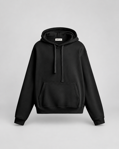BASIC HEAVYWEIGHT HOODIE - BLACK