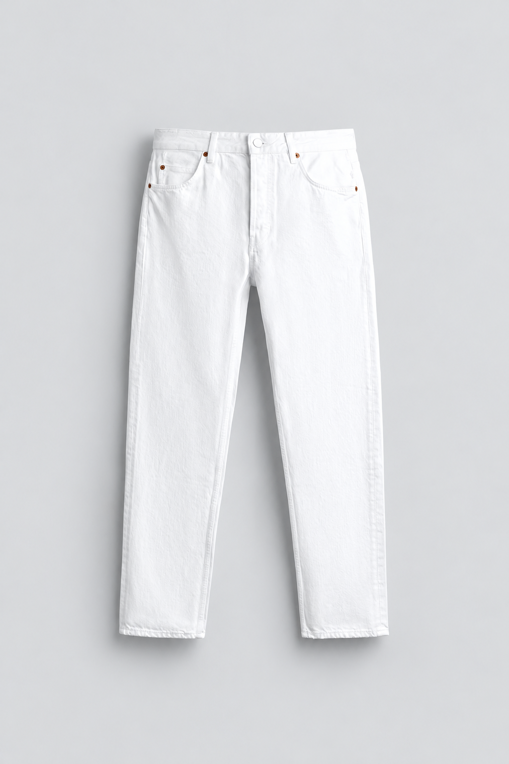 REGULAR FIT JEANS - WHITE