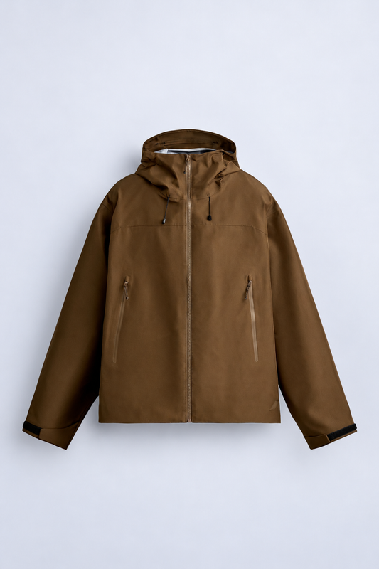 TECHNICAL JACKET - BROWN