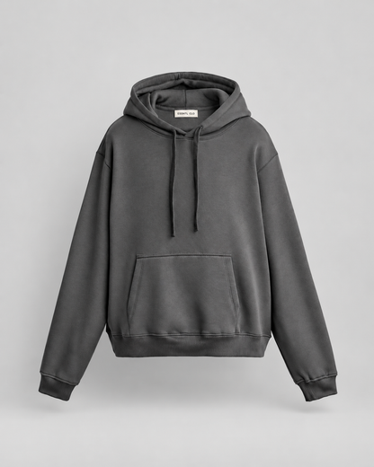 BASIC HEAVYWEIGHT HOODIE - CHARCOAL