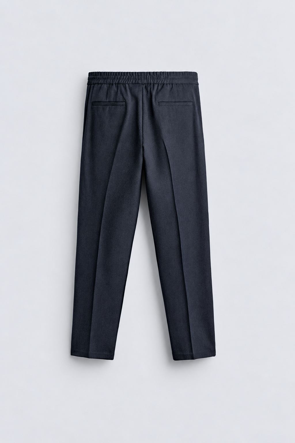 SLIM FIT TECHNICAL TROUSER - NAVY