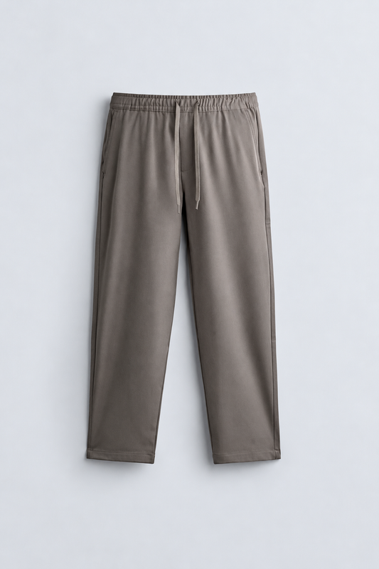 REGULAR FIT JOGGER - MINK