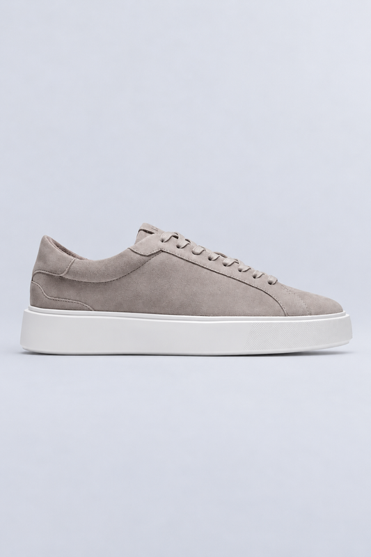 VEYRA SUEDE TRAINER - TAUPE