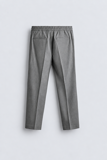 SLIM FIT TECHNICAL TROUSER - GREY