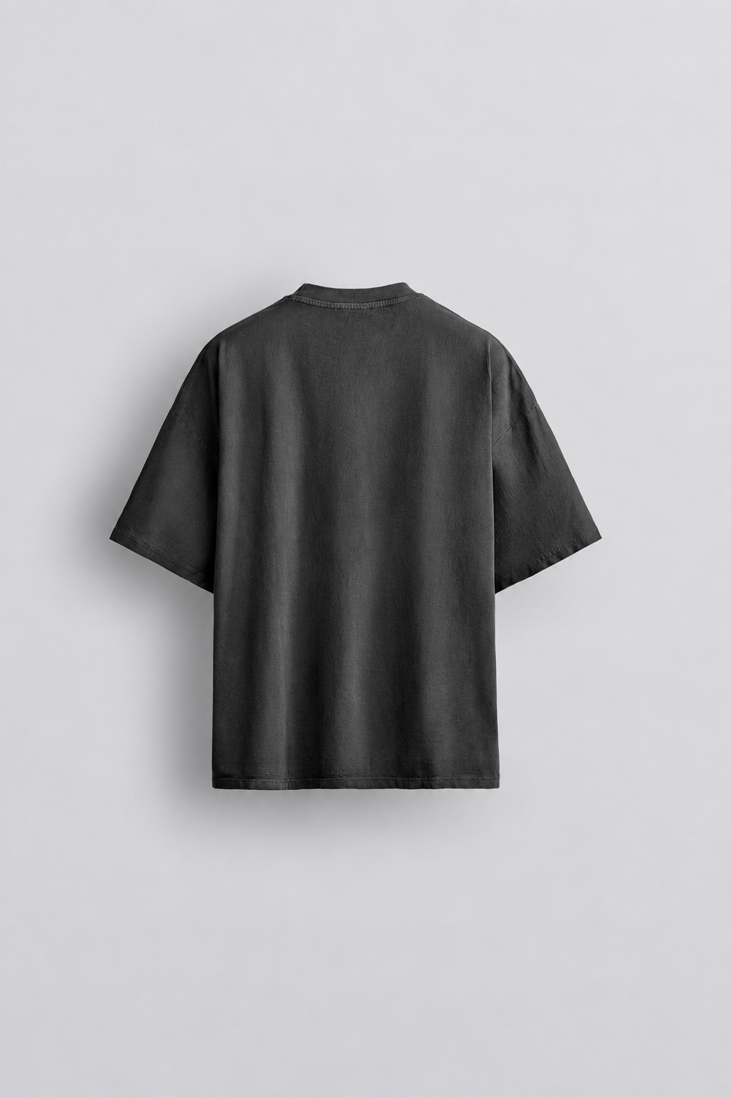 OVER SIZED BASIC T SHIRT - ACID WASH