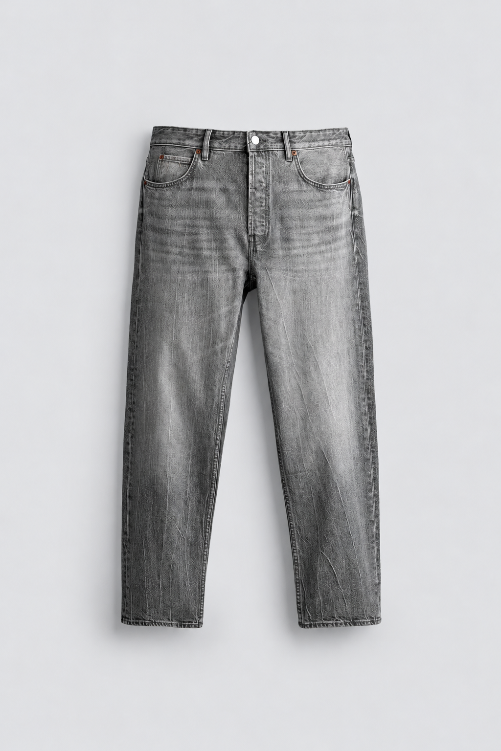 REGULAR FIT JEANS - GREY