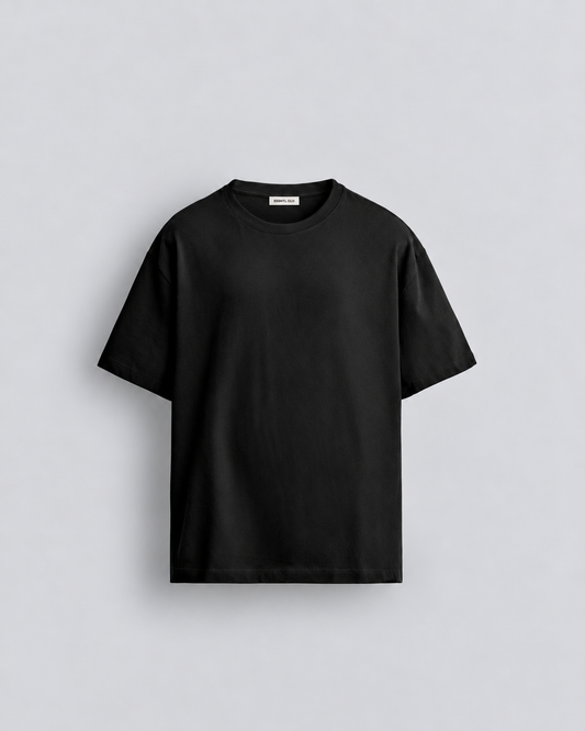 BASIC T SHIRT - BLACK