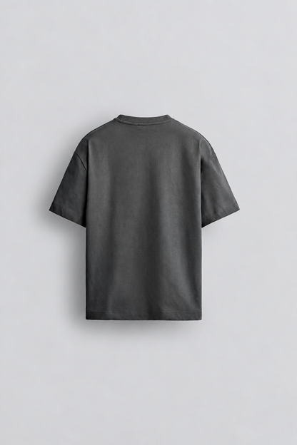 BASIC T SHIRT - CHARCOAL