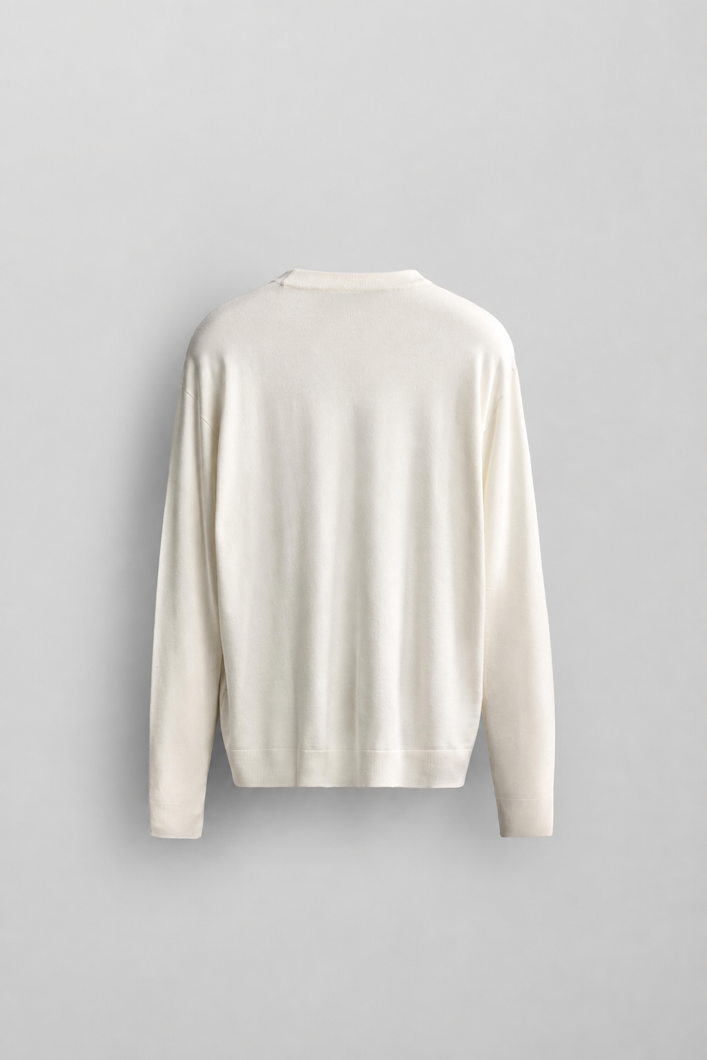 RELAXED FIT CREWNECK - ECRU