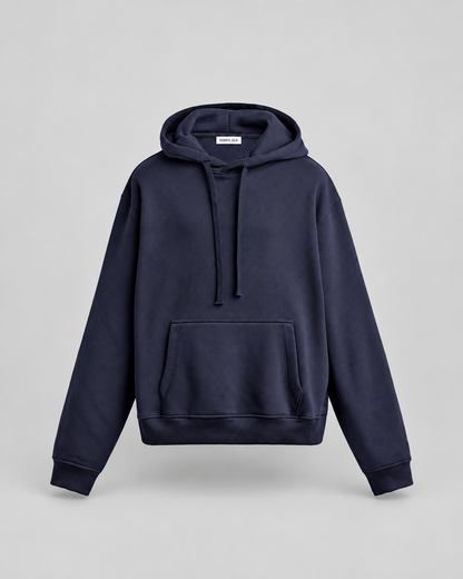 BASIC HEAVYWEIGHT HOODIE - NAVY