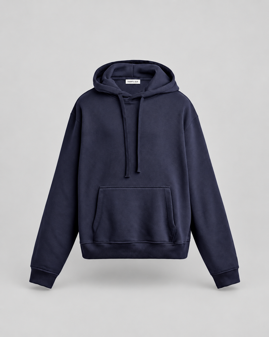 BASIC HEAVYWEIGHT HOODIE - NAVY