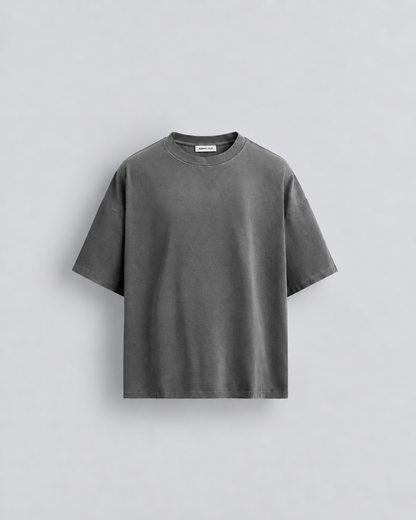 BASIC T SHIRT - CHARCOAL