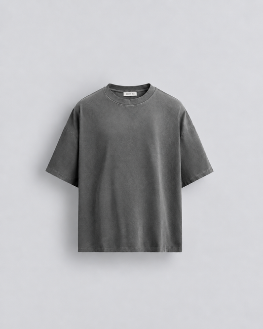 BASIC T SHIRT - CHARCOAL