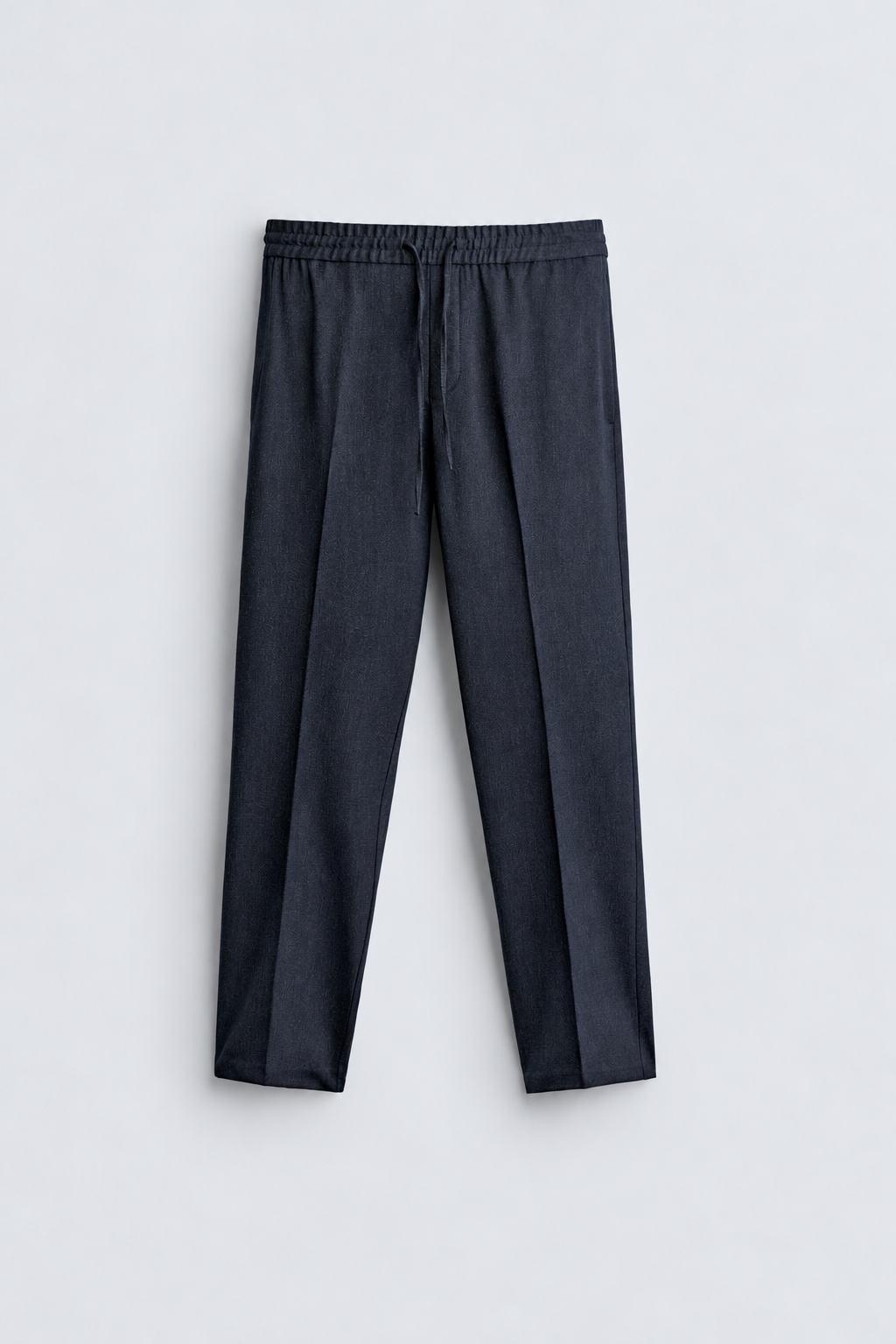SLIM FIT TECHNICAL TROUSER - NAVY
