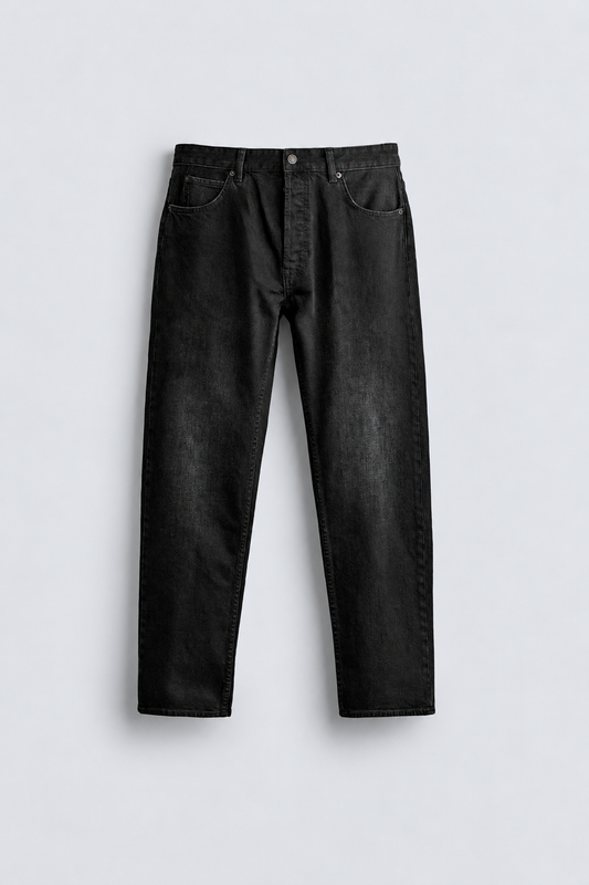 REGULAR FIT JEANS - BLACK