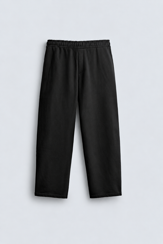 RELAXED FIT JOGGER - BLACK