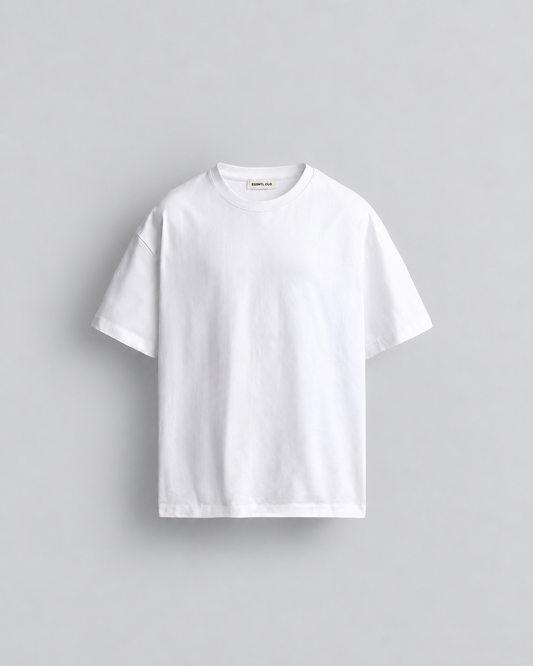 BASIC T SHIRT - WHITE