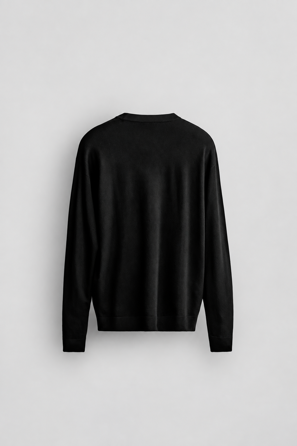 RELAXED FIT CREWNECK - BLACK