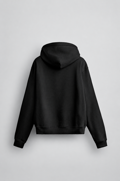 BASIC HEAVYWEIGHT HOODIE - BLACK